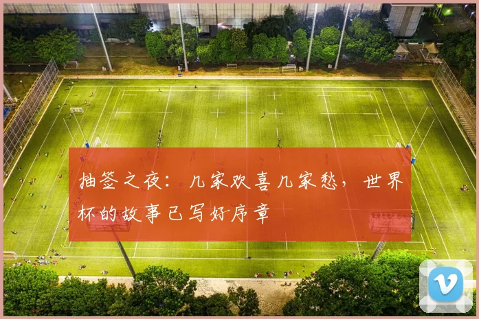 抽签之夜：几家欢喜几家愁，世界杯的故事已写好序章